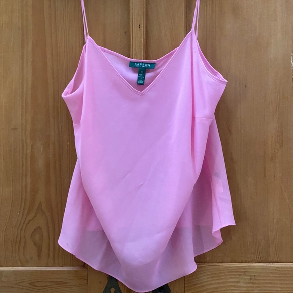 Ralph Lauren Floral Silk Crepe Blouse with camisole Sz 1X - Picture 5 of 7